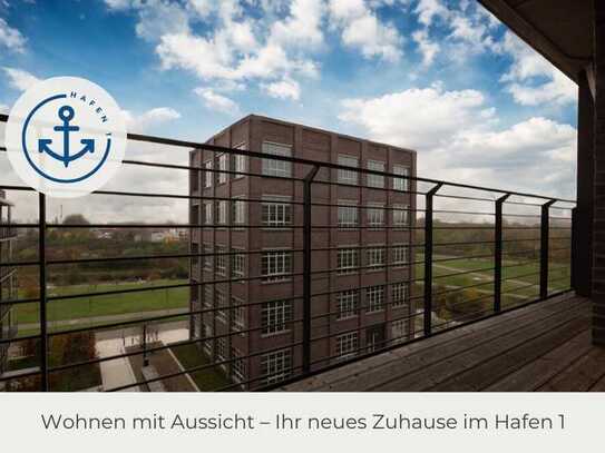 Hafen 1 - Exklusive Dachgeschoss-Wohnung | Loggia | Parkett | Fußbodenheizung | Offene Küche | Aufzu