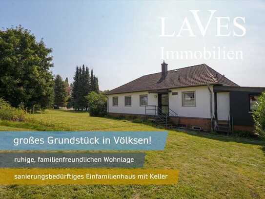 Völksen! Großes Grundstück mit sanierungsbedürftigem Haus