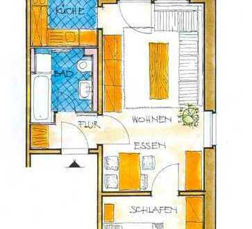 Sanierte 2-Raum-Wohnung mit Balkon in Chemnitz