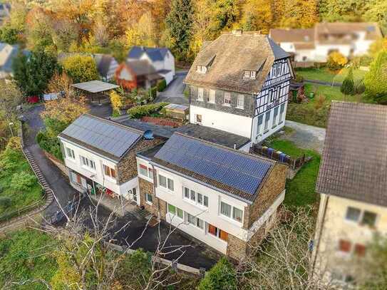 Mehrparteienimmobilie; ehem. "Alte Schule" mit Nebenhaus und großzügigem Areal in Wissen-Schönstein