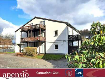 apensio -GEWOHNT GUT-: Komfortables 1 Zimmer Apartment mit Balkon, Einbauküche und Carport