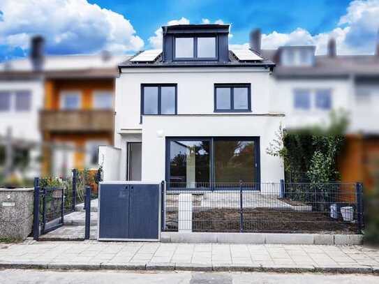 Townhouse in Sendling: 135 m2 Effizienzhaus (A+) mit Wärmepumpe, PV-Anlage und Sonnenterrasse