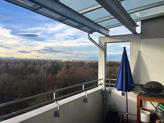 Helle, moderne 2,5 Zimmer Wohnung mit Alpenblick in München, Perlach