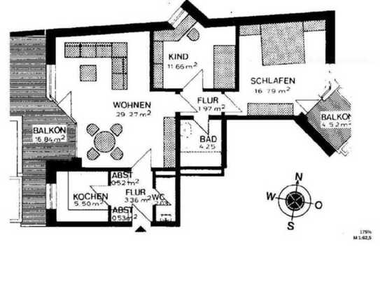 Exklusive 3-Raum-Hochparterre-Wohnung mit gehobener Innenausstattung mit Einbauküche in Essen