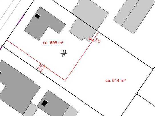 ***Freiheit für Ihre Wohnträume: Baugrundstück in zweiter Reihe mit 814 m² Fläche in Schwanewede