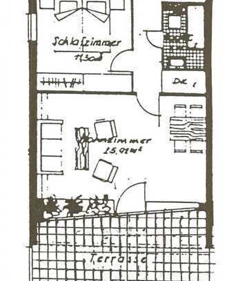 Gepflegte 2-Zimmer-EG-Wohnung mit Terrasse und EBK in München-Neuhausen