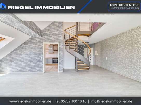 Sie hier? Wir auch! Gepflegte, lichtdurchflutete Maisonette-Wohnung mit 4 Zimmern