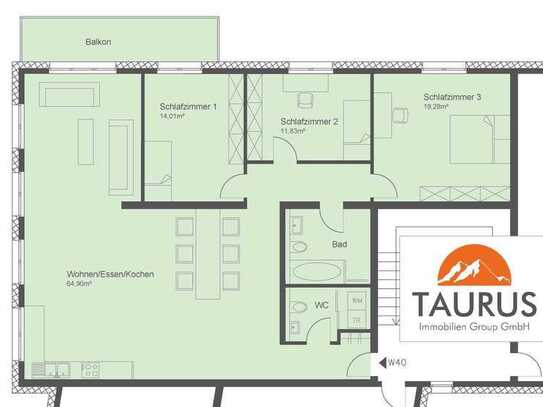 Attraktive 4-Zimmer-Wohnung mit idealer Raumaufteilung