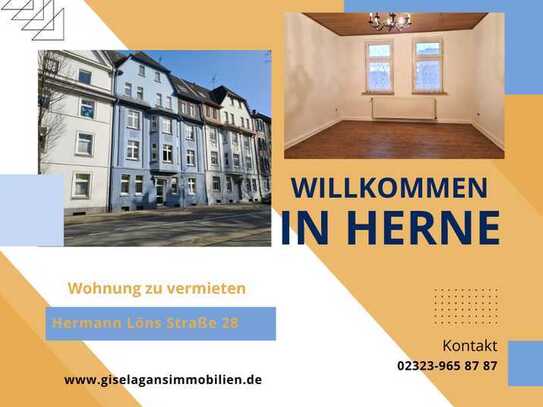 Sehr schöne 2 Zimmer-Wohnung mit großer Wohnküche in Herne Mitte