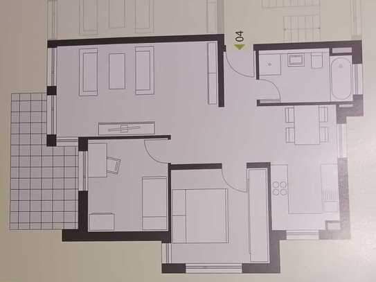 Exklusive 3-Raum-Wohnung in 70435 Stuttgart