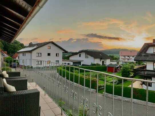 Schöne Aussichtslage mit Balkon in Oberflockenbach