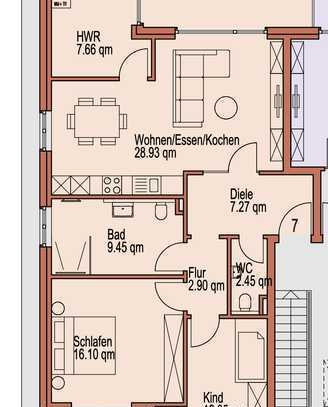 Neue Penthousewohnung mit erstklassiger Ausstattung und zwei Dachterrassen!