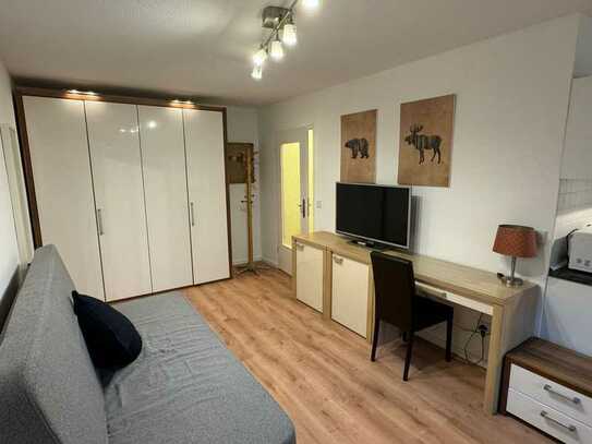 Zentrumsnahe und modernisierte 1-Zimmer-Wohnung mit gehobener Innenausstattung, EBK und Balkon