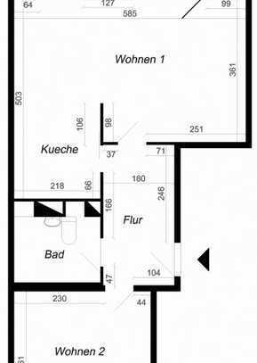 Gemütliche 2-Raumwohnung in Nähe zur Uniklinik