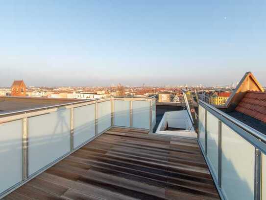 Traum Dachgeschoss mit viel Platz und großer Terrasse auf dem Dach