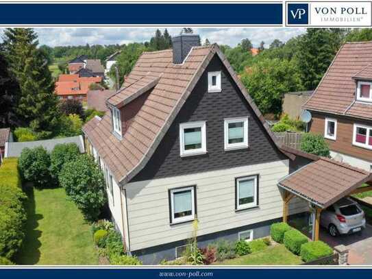 Schönes Einfamilienhaus mit ca. 130 m² Wohnfläche und großem Garten mit 1247 m², Garage und Carport