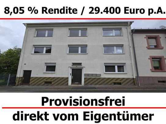 8,05 % Rendite - Kapitalanlage - Provisionsfrei - 4 Familien Haus