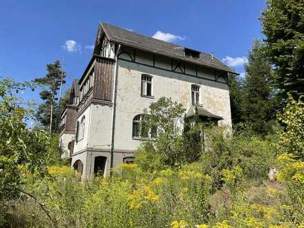 Denkmalgeschütze Villa der ehem. Patentpapierfabrik in Amtsberg südlich von Chemnitz auf ca 1.735 m²