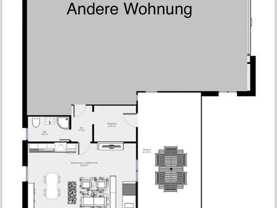 Ruhige und zentrale 1-Zimmer-Wohnung in Siegen