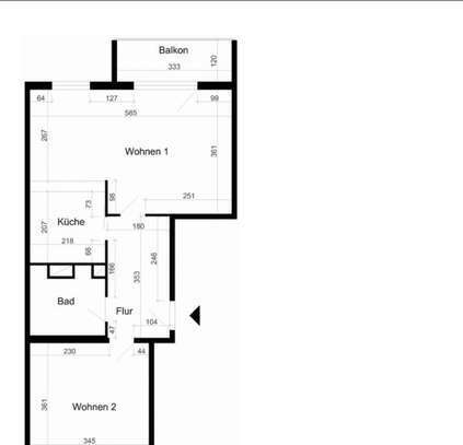 Attraktive 2-Zimmer-Wohnung mit Balkon in Sudenburg- Küchenübernahme erwünscht