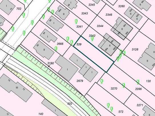 Wohnen an der Hummelsbütteler Landstraße in 2. Reihe: Schönes Grundstück mit gegebener Bebaubarkeit.