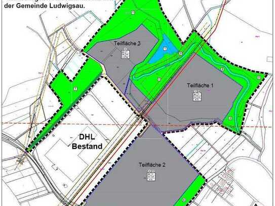 Bauplatz Nr. 1/2 im Industriegebiet UnternehmensPark Bad Hersfeld - Ludwigsau