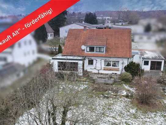 1-2 Familienhaus mit großem Grundstück – förderfähig, ideal für junge Käufer