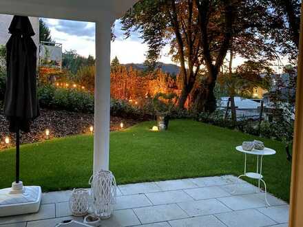 Moderne 3-Zimmer-Wohnung mit Garten und Blick auf das Krönchen im Zentrum der Stadt Siegen!