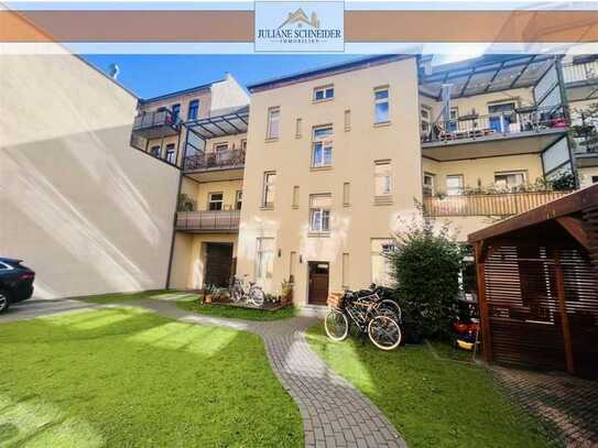 LEERSTEHEND - Wunderschöne 4-Raum-Altbauwohnung mit Balkon, Gäste-WC & Parkett im Leipziger Zentrum