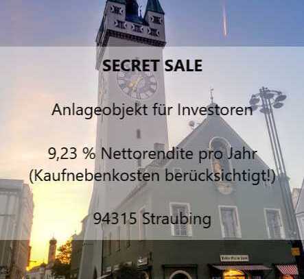 9,23 % Nettorendite - Anlageobjekt in Straubing für Investoren!