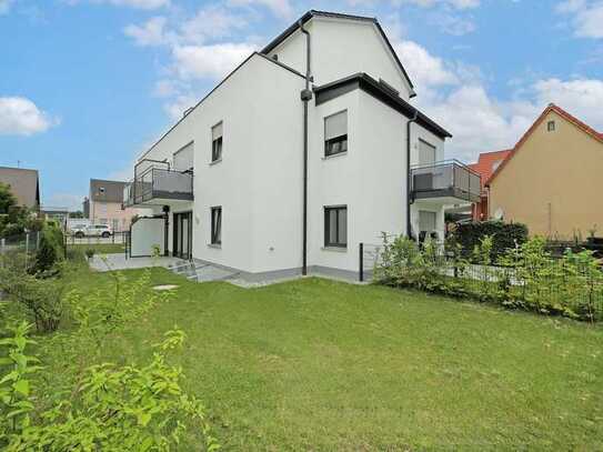 Hochwertige Gartenwohnung mit Terrasse+sonnigem Südgarten in ruhiger, grüner Toplage in Karlsfeld