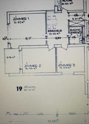 800 € - 81 m² - 3.0 Zimmer Wohnung. 
Direkt an der Straßenbahn Haltestelle
Bothmerstr