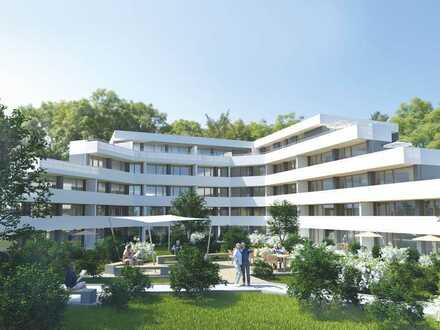 Exklusives Wohnen mit Komfort und Service in moderner Residenz: 2-Zimmer-Wohnung mit großem Balkon