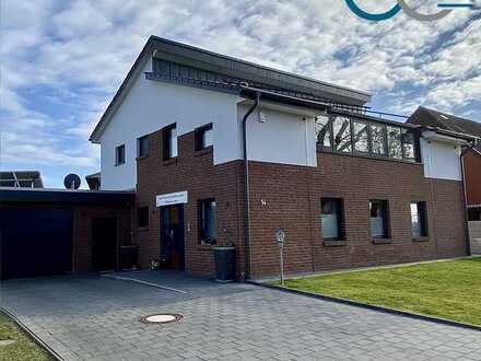Reizvolles Architektenhaus mit Weserblick, großem Wintergarten und Doppelgarage in Drakenburg