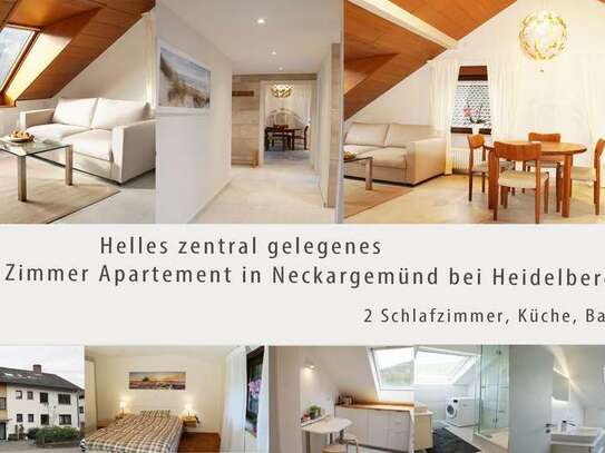 Helles, möbliertes und zentral gelegenes 3 Zimmer Apartment