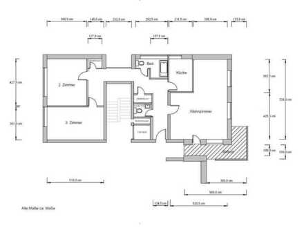 Helle Wohnung mit Weitblick in bester Citylage 101m² Balkon