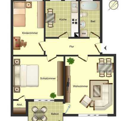 3-Zimmer-Wohnung in Bergkamen City