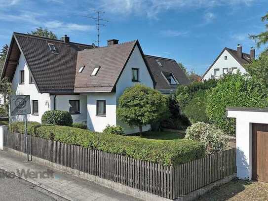 Gepflegte Doppelhaushälfte mit Garten und Garage in Laim