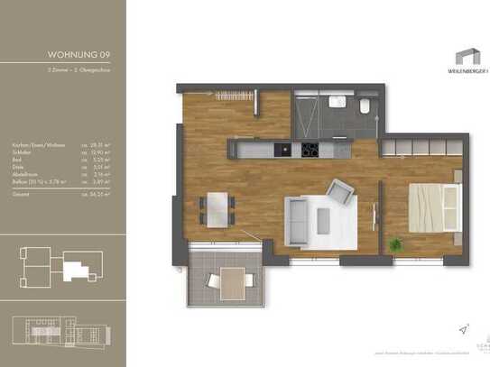 BAUSTELLENBERATUNG 25.04.2024 16:30 - 18 Uhr – Gemütliche 2-Zimmer-Wohnung mit Gartenanteil