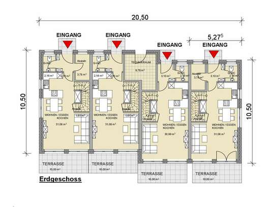 Reihenhaus in Top Lage ab 1300€ Mntl.