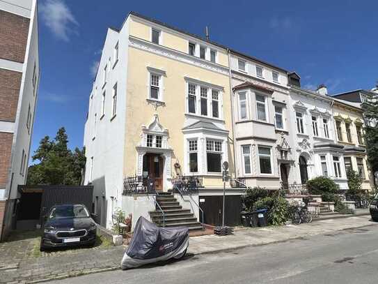 PURNHAGEN-IMMOBILIEN - Gete-Viertel - Altbremer-Reihenendhaus in bester Lage von Bremen-Schwachhaus