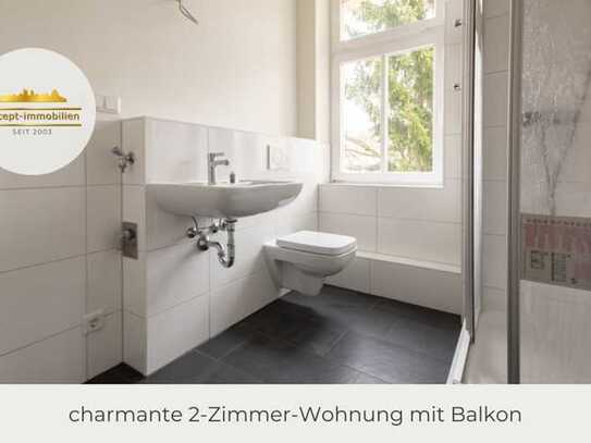 ** Attraktive Altbau-Wohnung in Wahren | Balkon | separate Küche | 2 Zimmer | saniert **