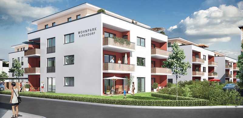                                                               Gepflegte 2-Zimmer-Wohnung mit Balkon im 1. Obergeschoss                                                       in Kirchdorf (Kelheim)