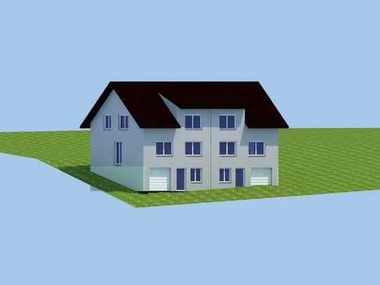 Doppelhaushälfte mit integrierter Garage - klimafreundlich, schlüsselfertig und sorgls zum Eigenheim