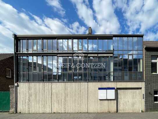 Modernes Solitärbürogebäude mit Balkon und Innenhof – Perfekte Anbindung für Ihr Business!