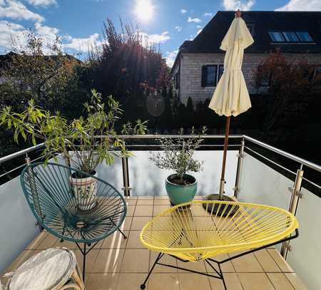 Moderne, lichtdurchflutete Loft-Wohnung mit großzügigem Balkon in stilvoller und ruhiger Wohngegend