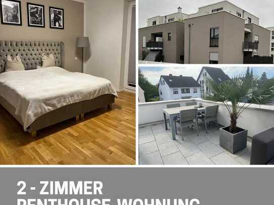 Luxuriöse 2-Zimmer-Penthouse-Wohnung mit zwei Terrassen