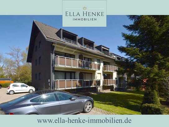 Helle, gemütliche Maisonette-Wohnung mit Balkon + Garage in guter Lage von Braunlage.