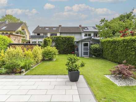Neuwertige Terrassenwohnung mit Garten und barrierefreiem Zugang unweit des Rheins