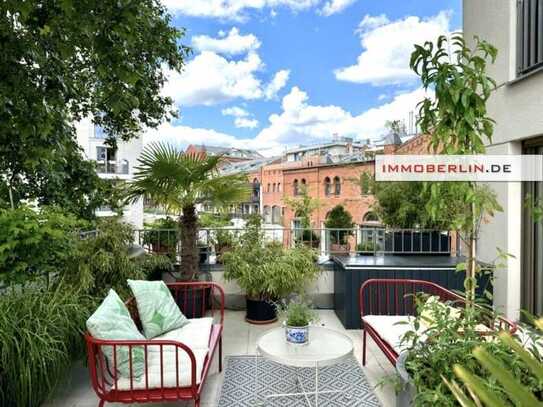 IMMOBERLIN.DE - Toplage! Faszinierende Wohnung mit Loggia, Süd- und Westterrasse im Victoria Quartie